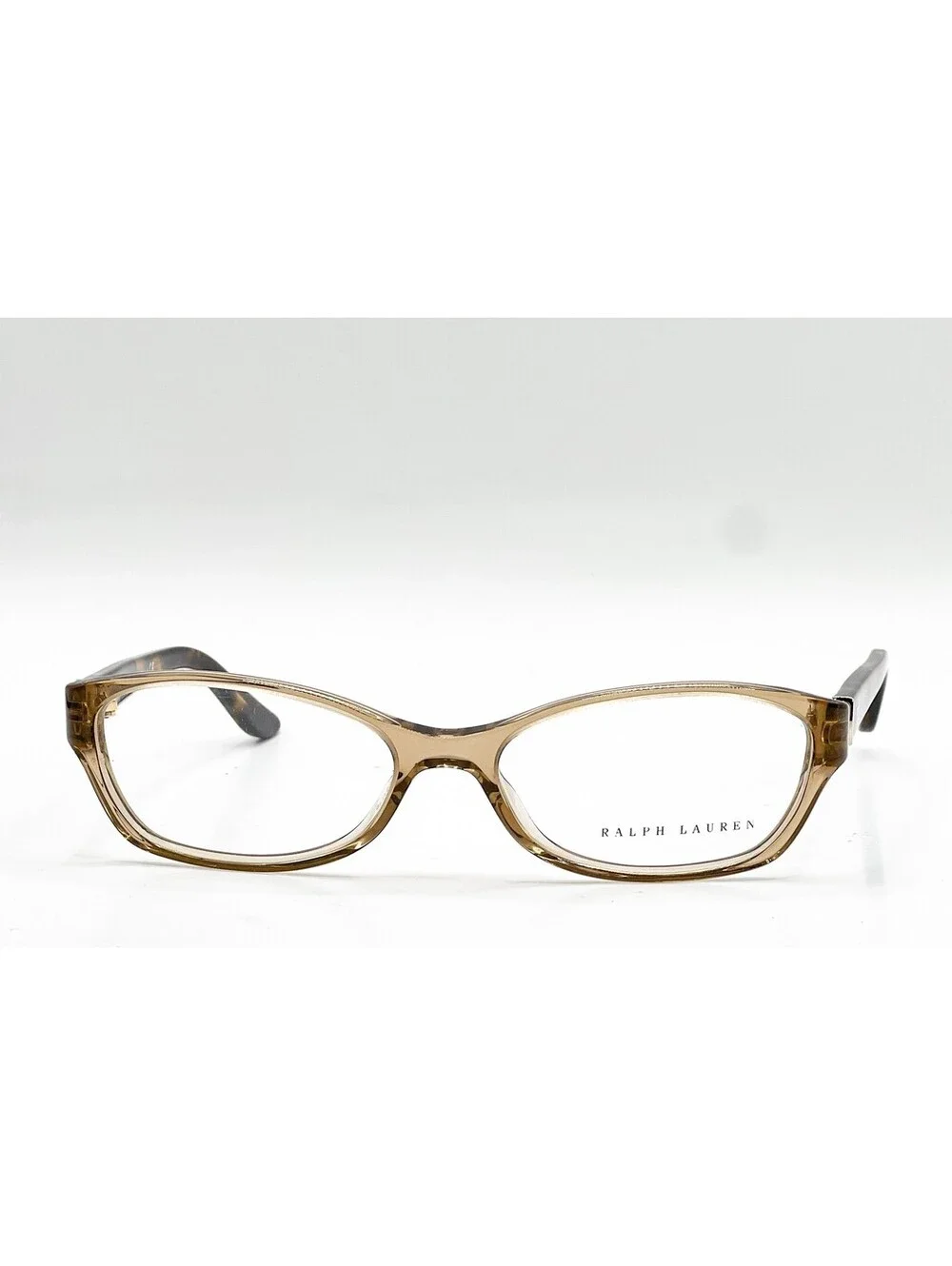 Ralph Lauren RL 6068 5217 Beige Transparent Havana Cat Eyeglass Frames 53-15-130